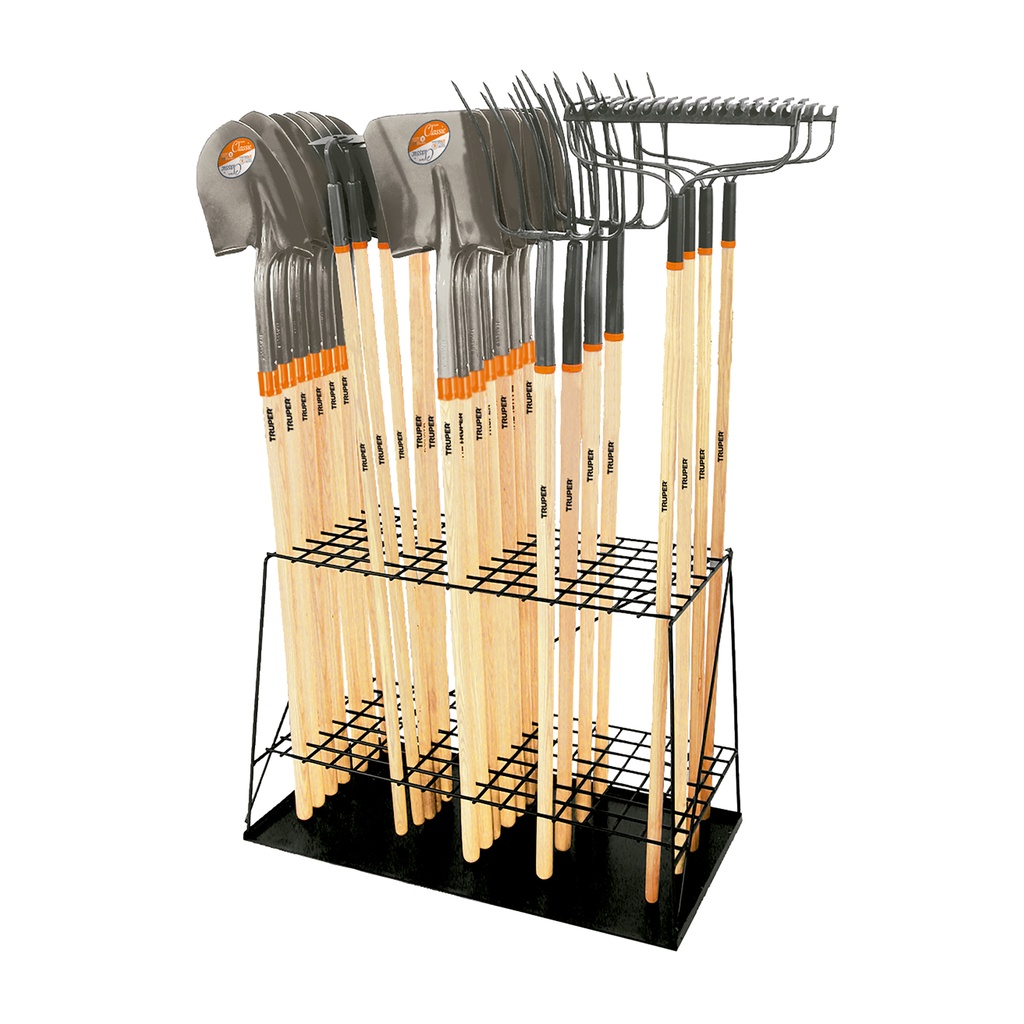 Rack de piso para herramientas de mango largo, Truper