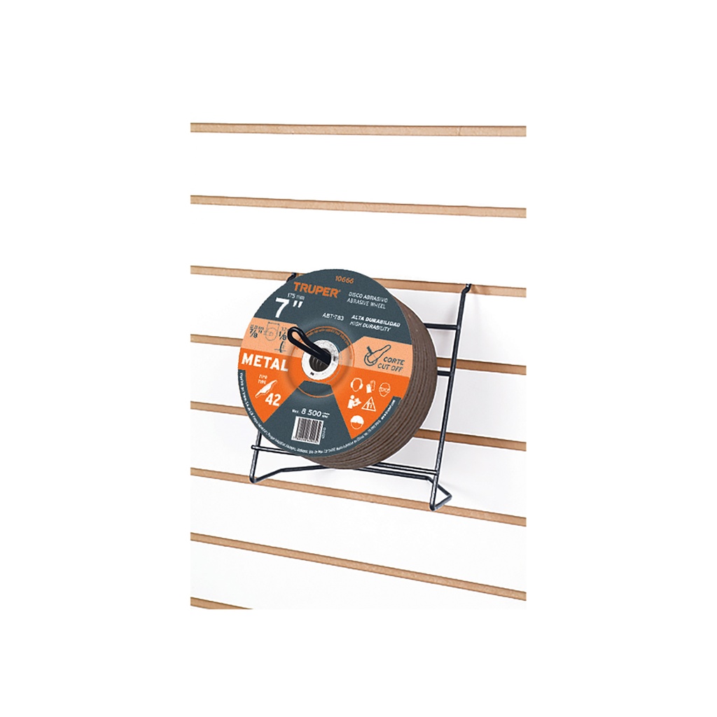 Rack para discos abrasivos 7 y 9', Truper - Pag 616