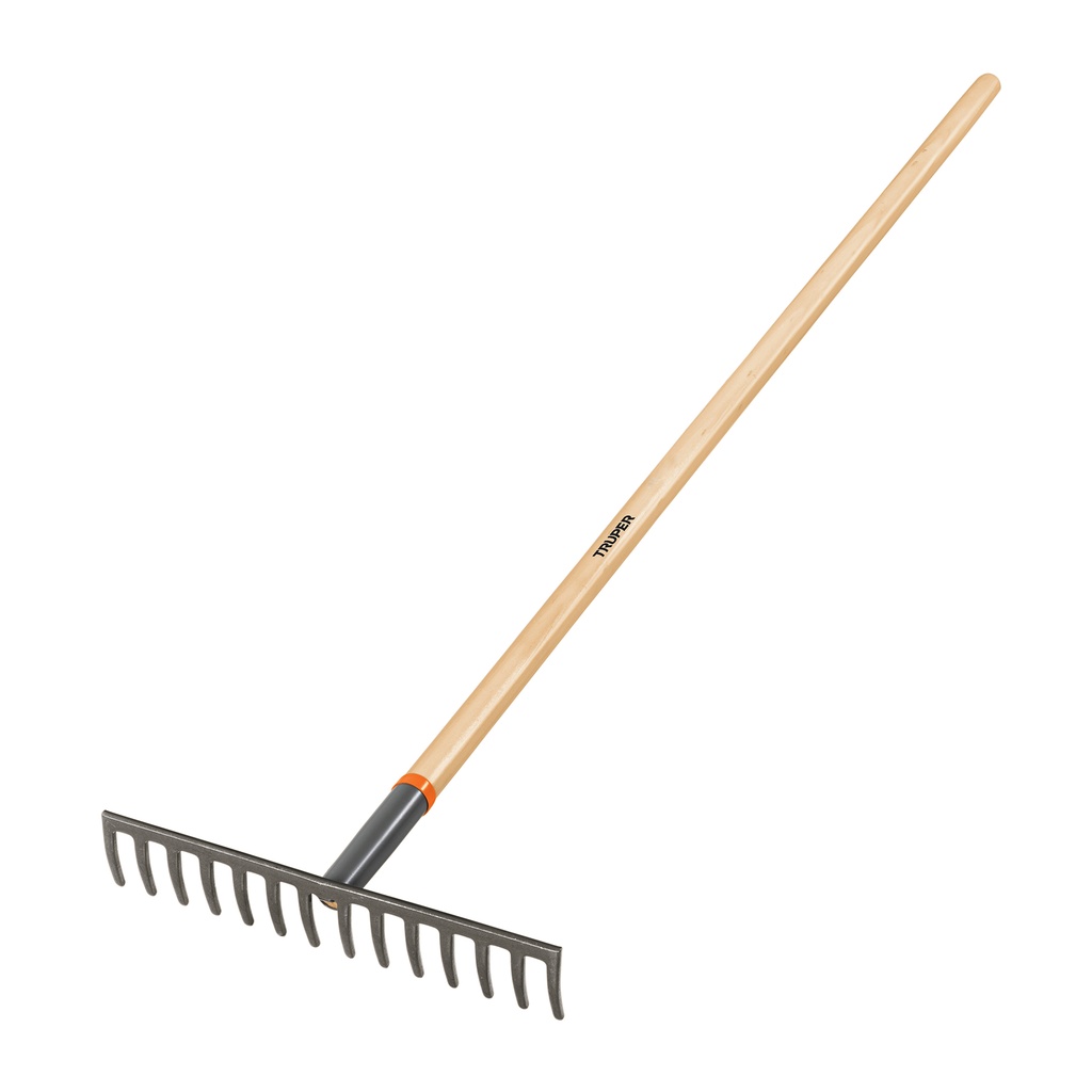 [T100493] Rastrillo recto de 14 dientes, mango de 54', Truper
