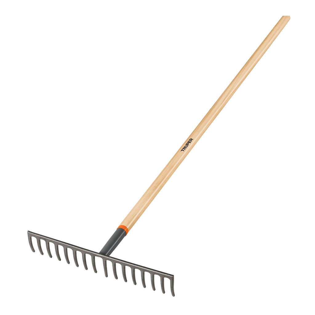 Rastrillo recto de 16 dientes, mango de 60', Truper - Pag 430