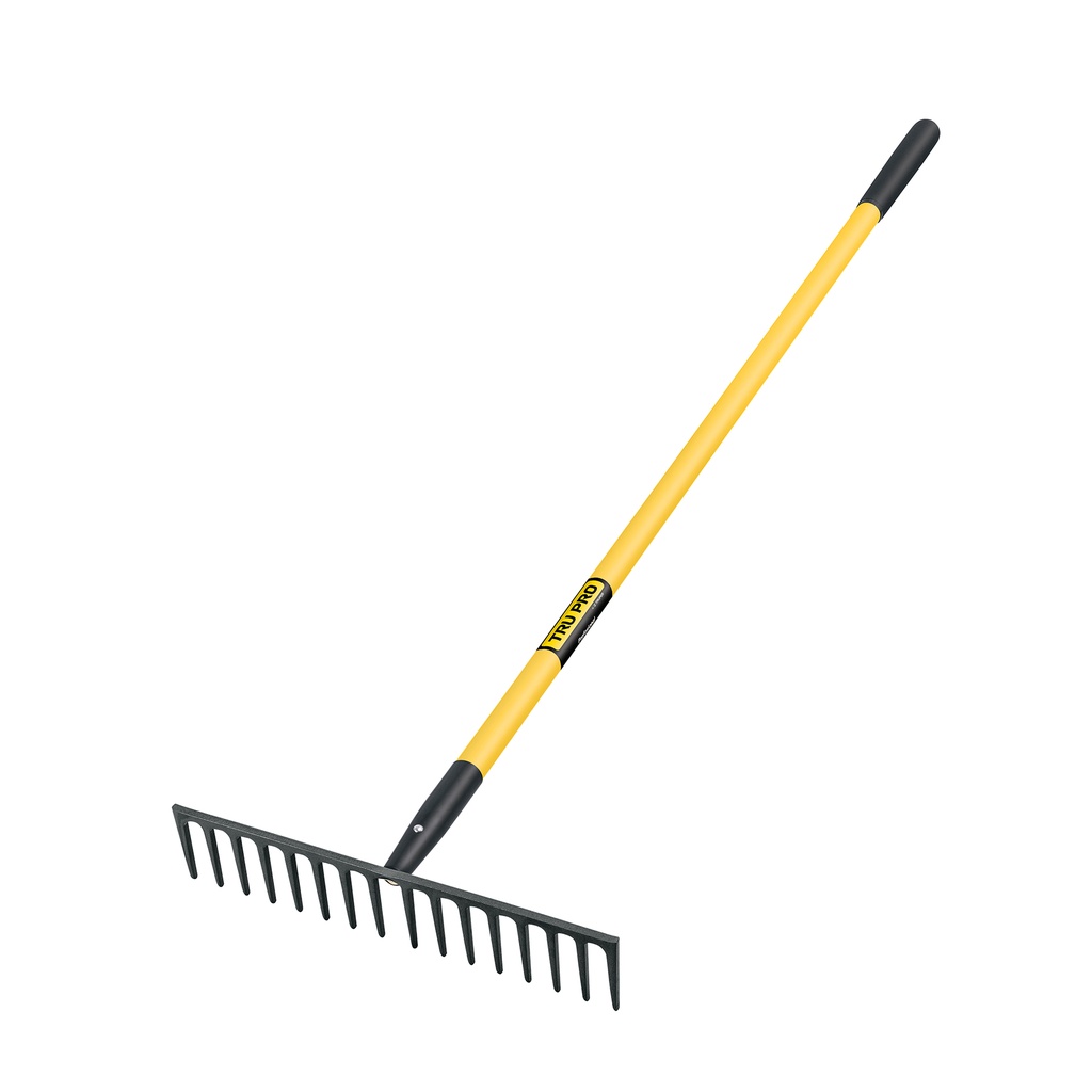 [T17894] Rastrillo recto reforzado 16 dientes, mgo fibra d/vidrio 60'