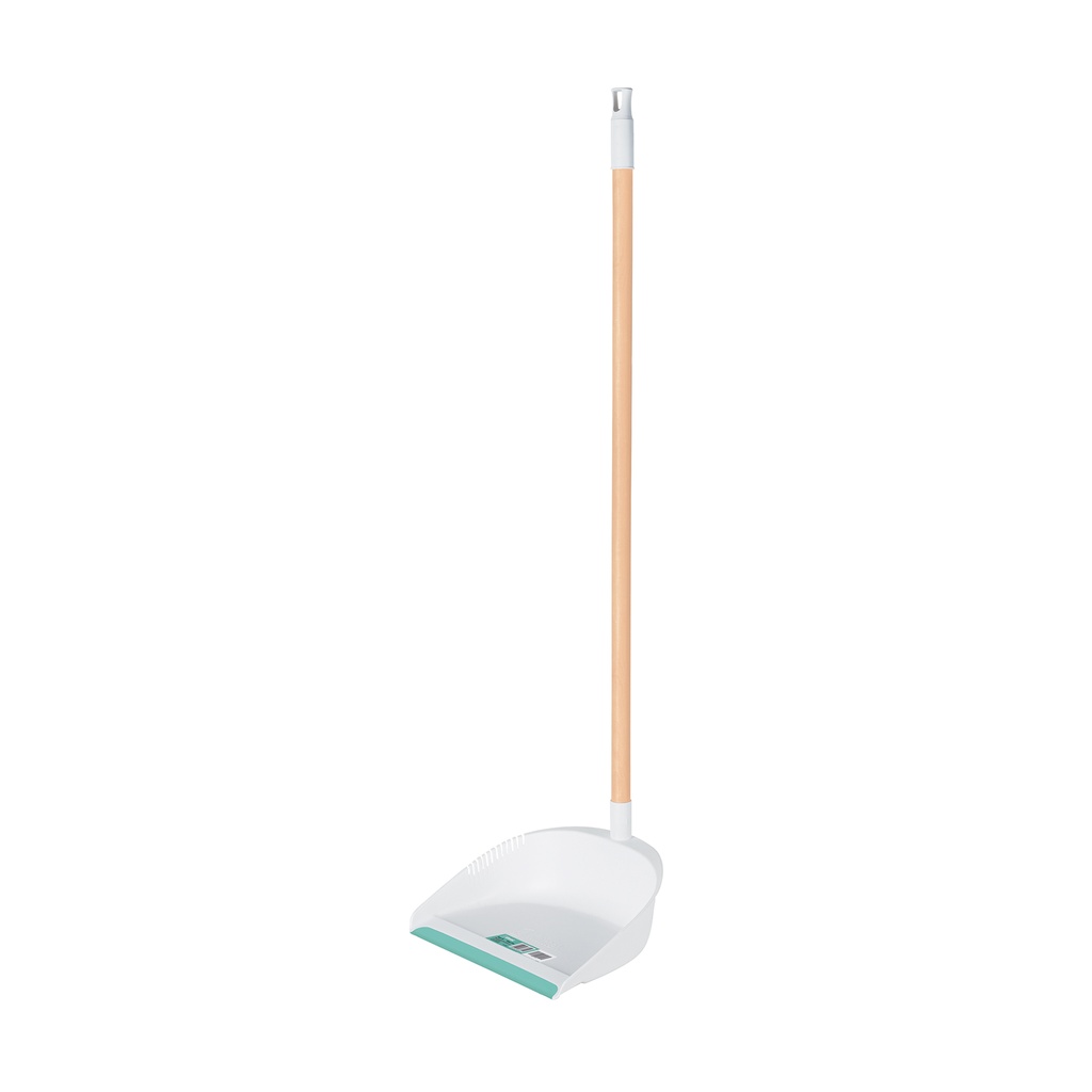 [T57024] Recogedor plástico con bastón de madera, Klintek