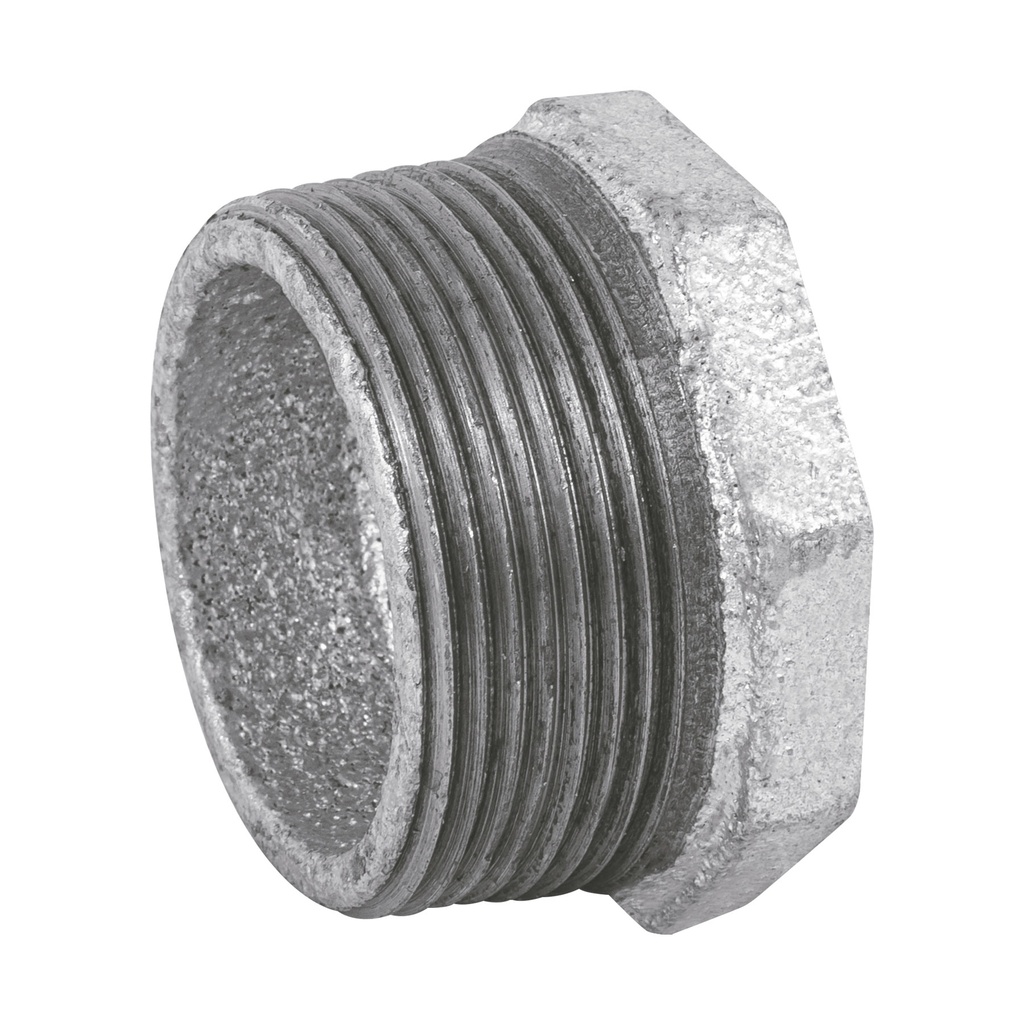Reducción bushing acero galvanizado 1-1/2 x 1', Foset - Pag 535