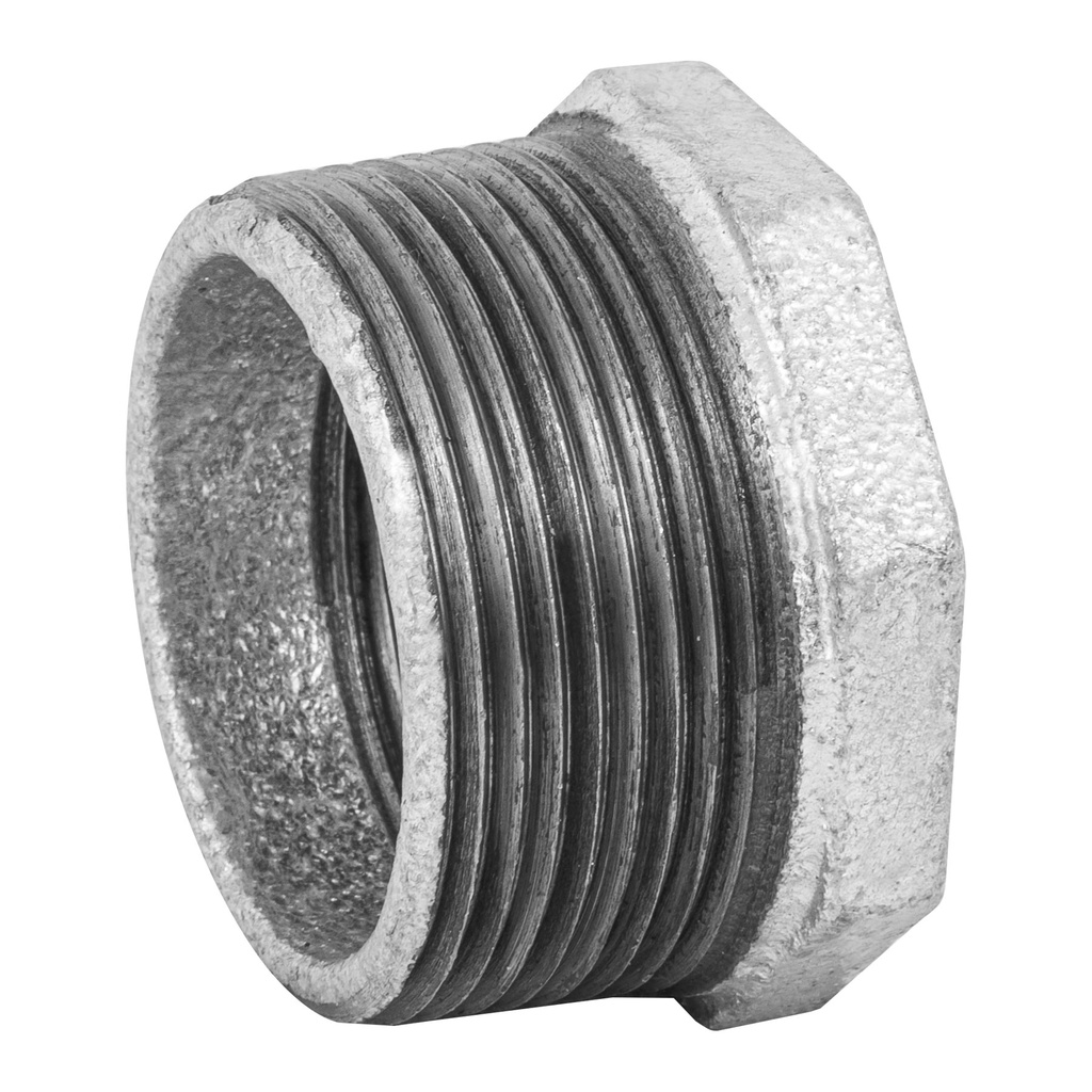 Reducción bushing acero galvanizado 1-1/2 x1-1/4', Foset - Pag 535