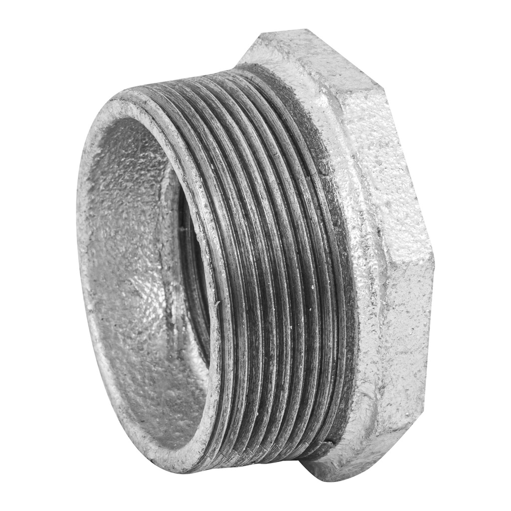 Reducción bushing acero galvanizado 2 x 1-1/2', Foset - Pag 535
