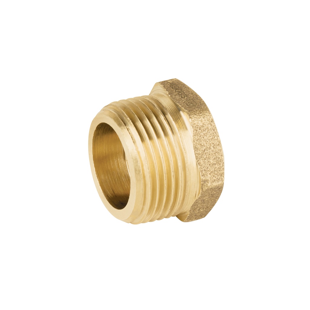 Reducción bushing de latón, 1' x 1/2', Foset - Pag 521