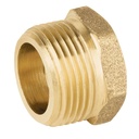 Reducción bushing de latón, 1' x 1/2', Foset - Pag 686