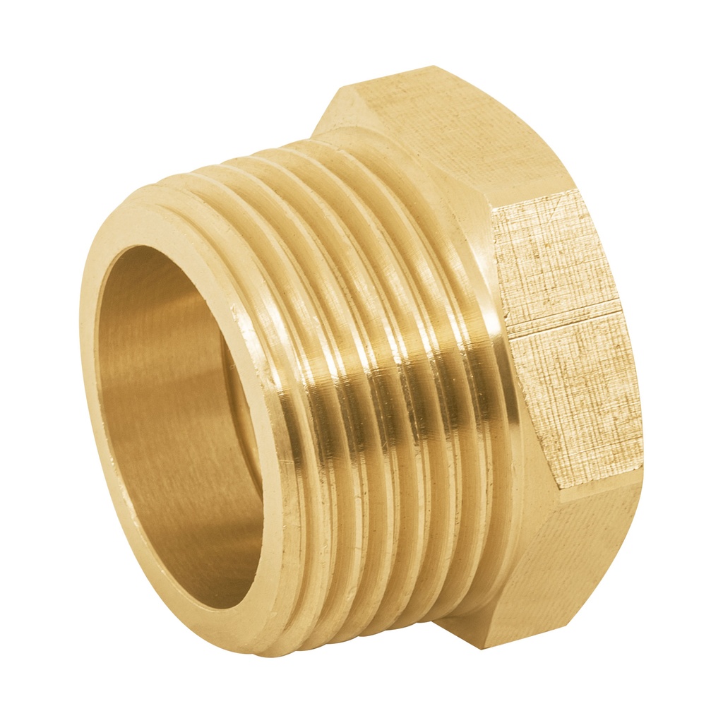 Reducción bushing de latón, 1' x 3/4', Foset - Pag 521