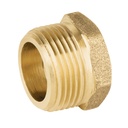 Reducción bushing de latón, 3/4' x 1/2', Foset
