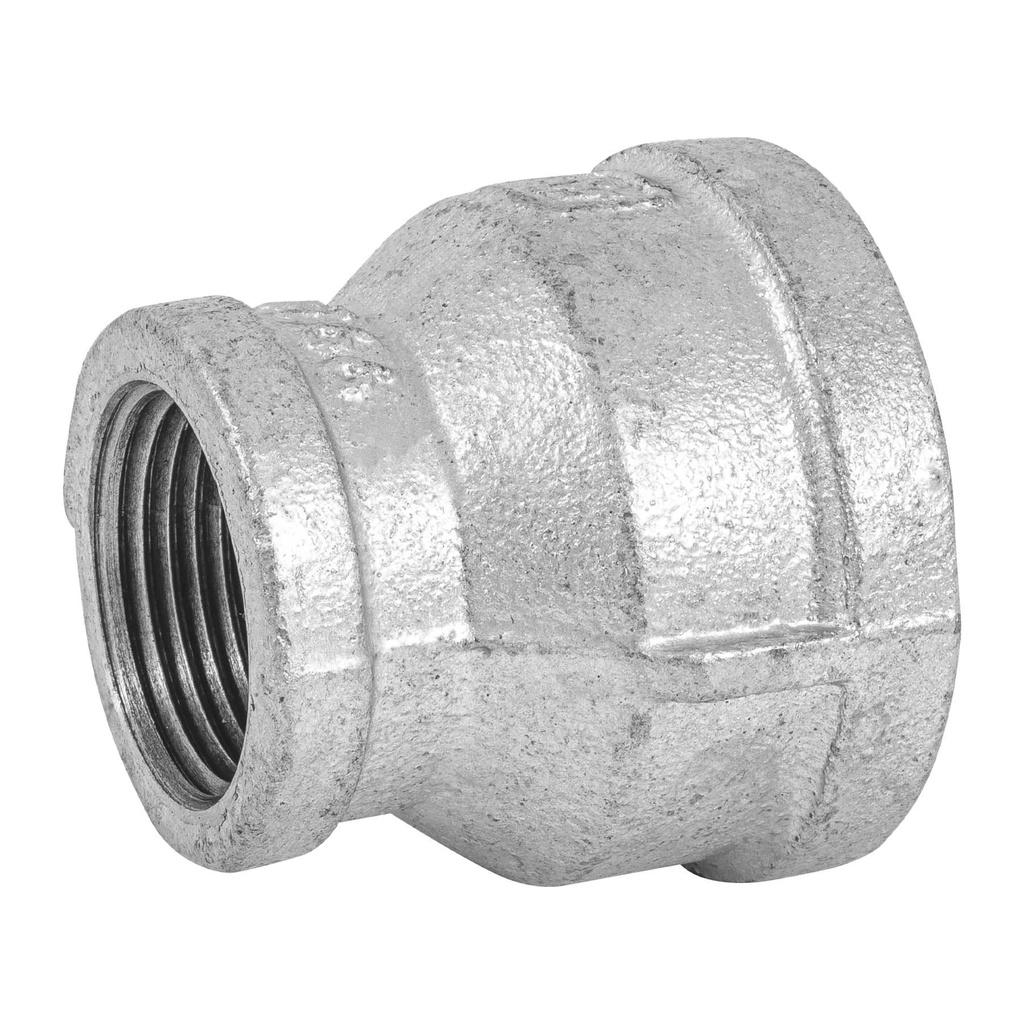 Reducción campana acero galvanizado 1-1/2' x 1', Foset - Pag 709