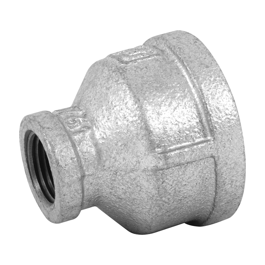 Reducción campana acero galvanizado 1-1/4' x 1/2', Foset - Pag 535