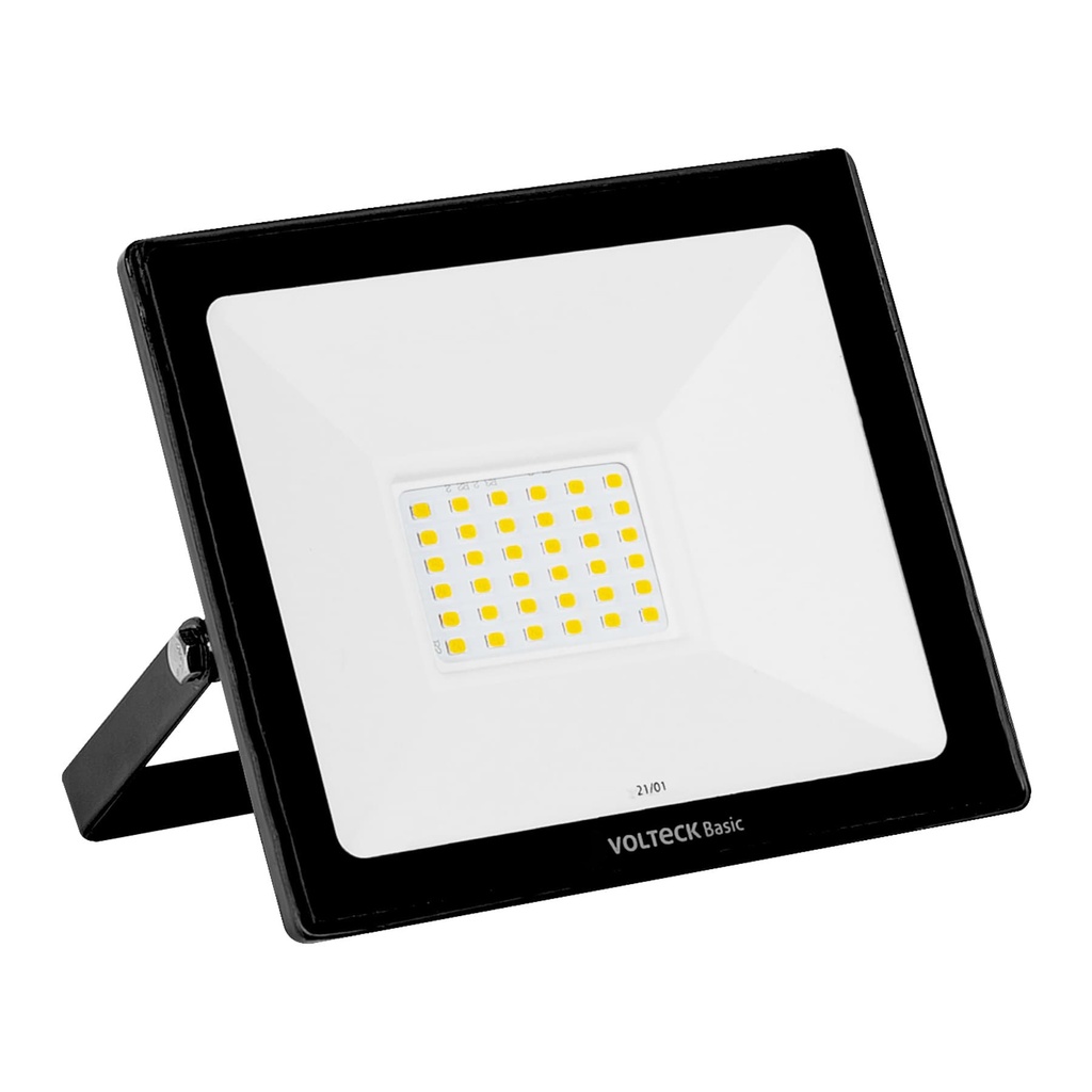 [T28091] Reflector ultra delgado LED 30 W luz cálida, Volteck Basic