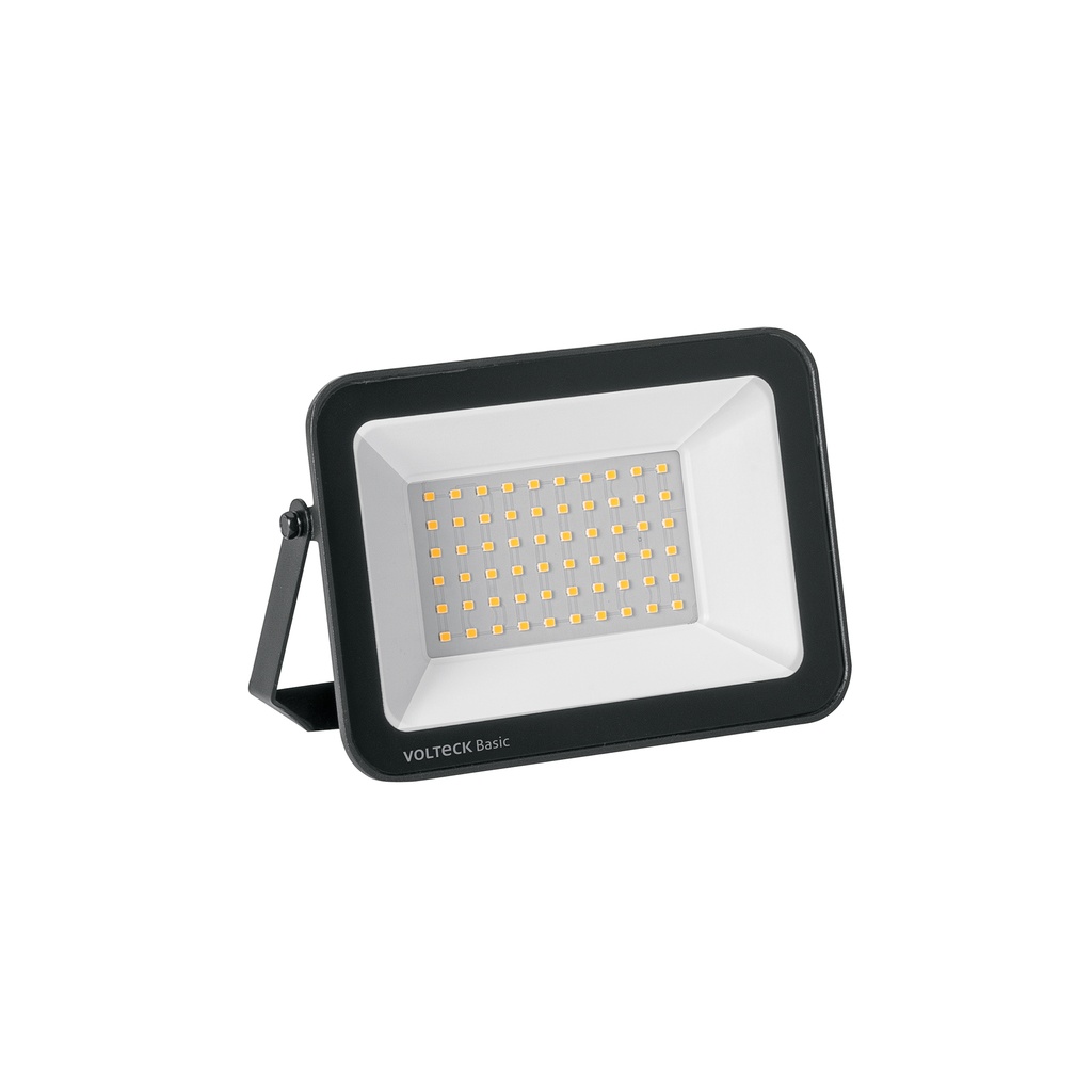 Reflector ultra delgado LED 50 W luz cálida, Volteck Basic
