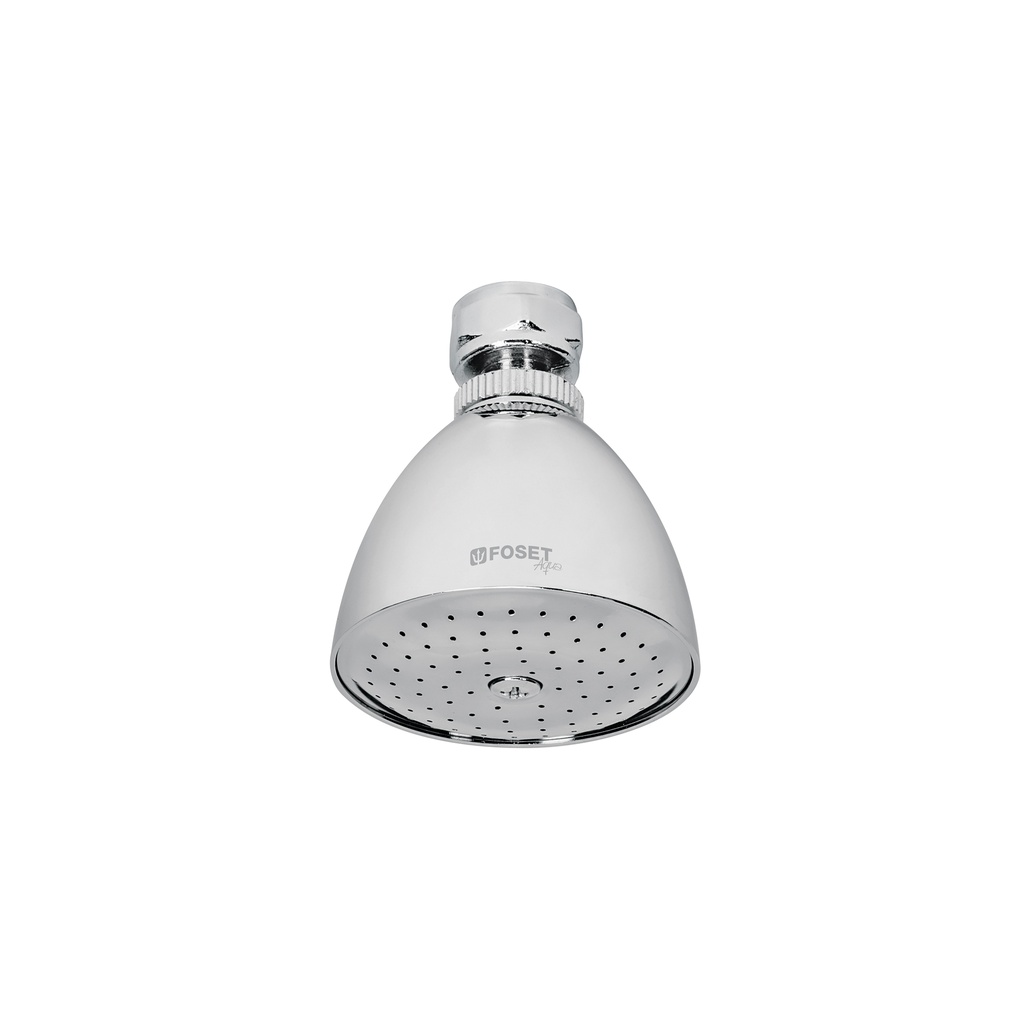 [T49449] Regadera cónica metálica 2-1/2' sin brazo, Foset Aqua