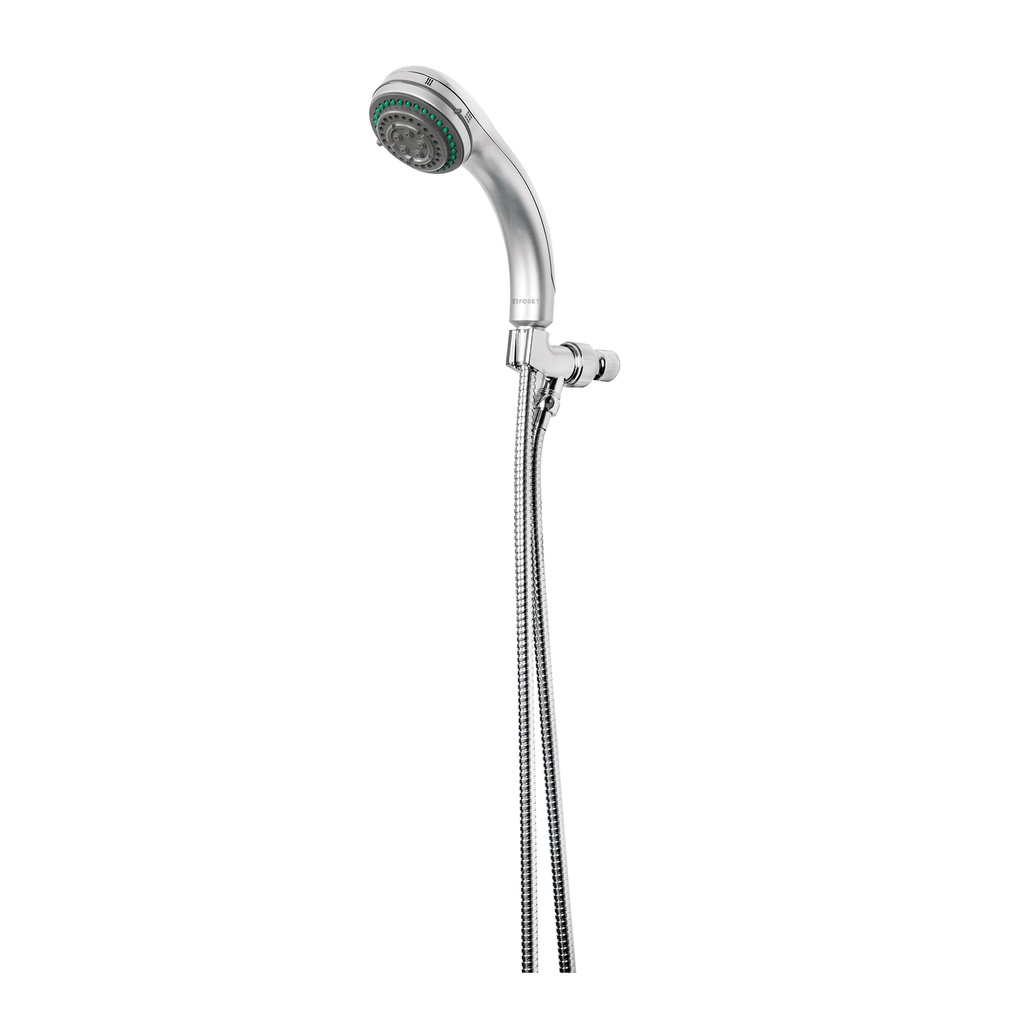 Regadera de teléfono 3', 5 funciones con soporte, Foset Aqua