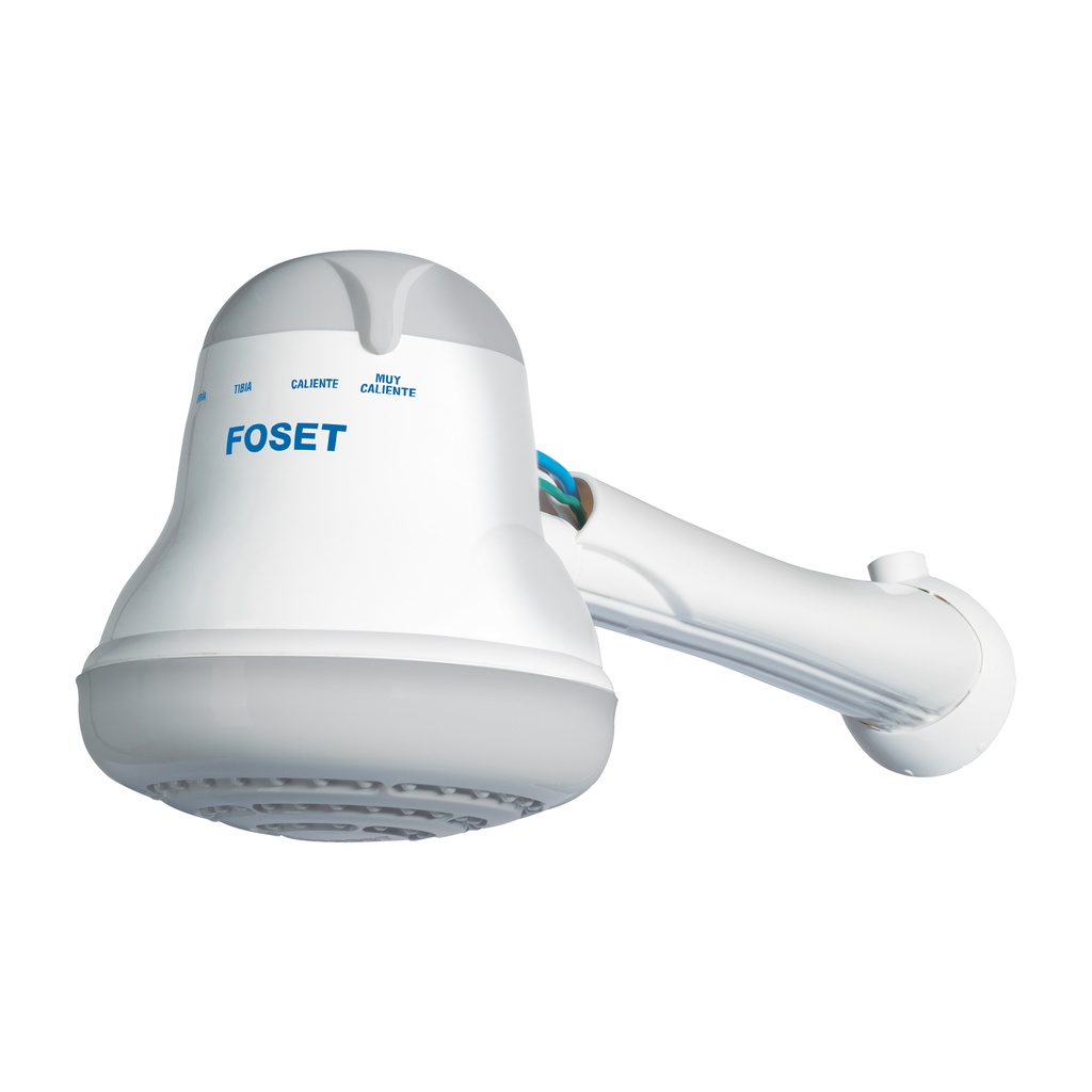 [T45154] Regadera eléctrica de 4 temperaturas, 5-3/8', Gris, Foset