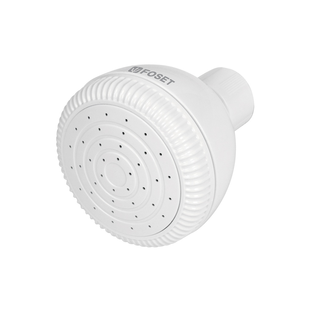 [T49256] Regadera redonda de ABS 2-1/2' sin brazo, Foset Basic