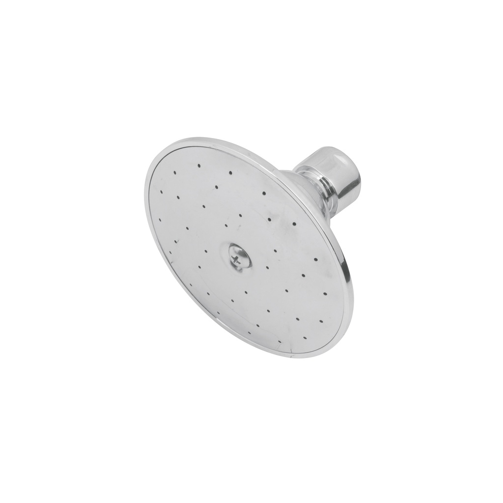 [T44493] Regadera redonda metálica 3-1/2' sin brazo, Foset Aqua