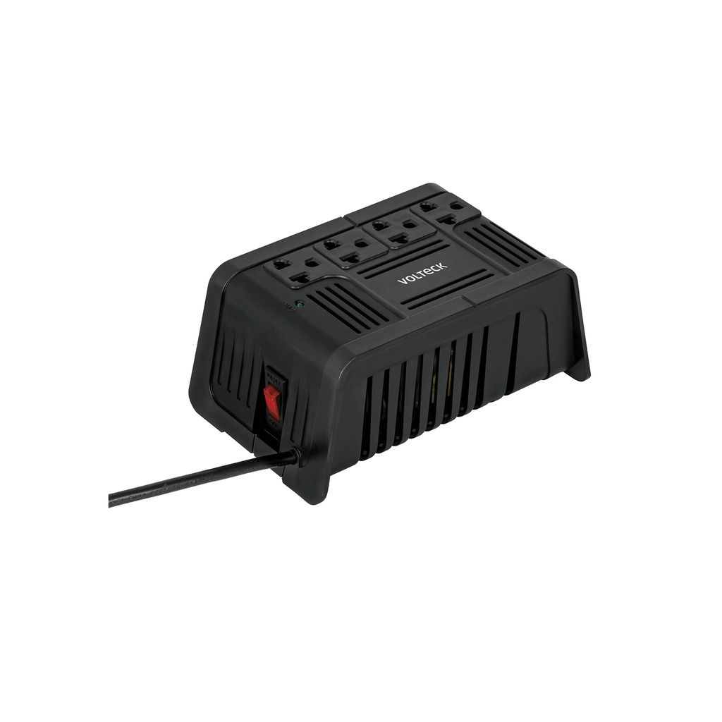 Regulador de voltaje de 800 VA / 400 W 4 contactos, Volteck