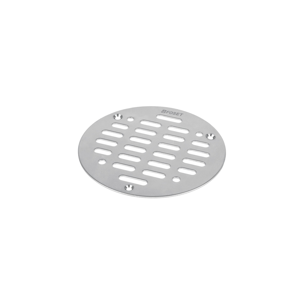 Rejilla de acero inoxidable 5', cierre con tornillos, Foset - Pag 506