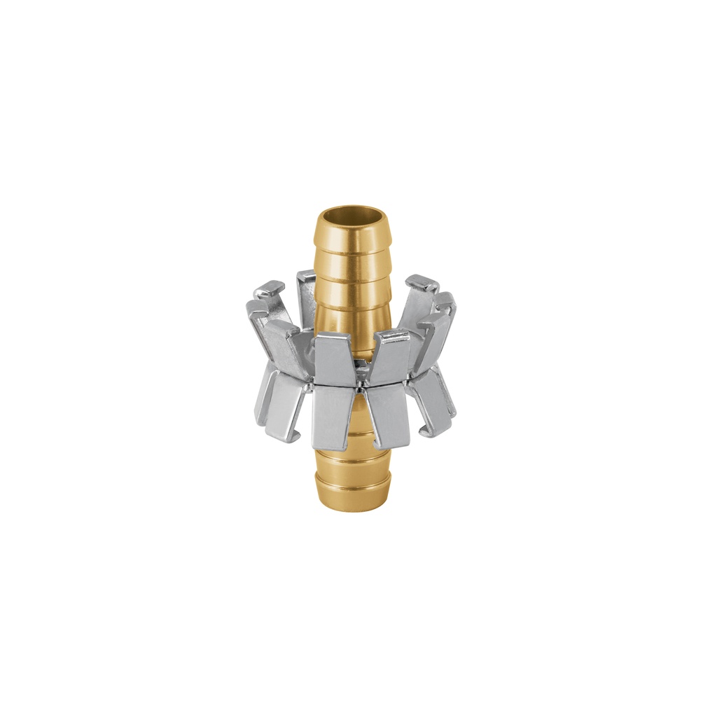 Reparador 1/2' tipo garra de aluminio para manguera, Truper