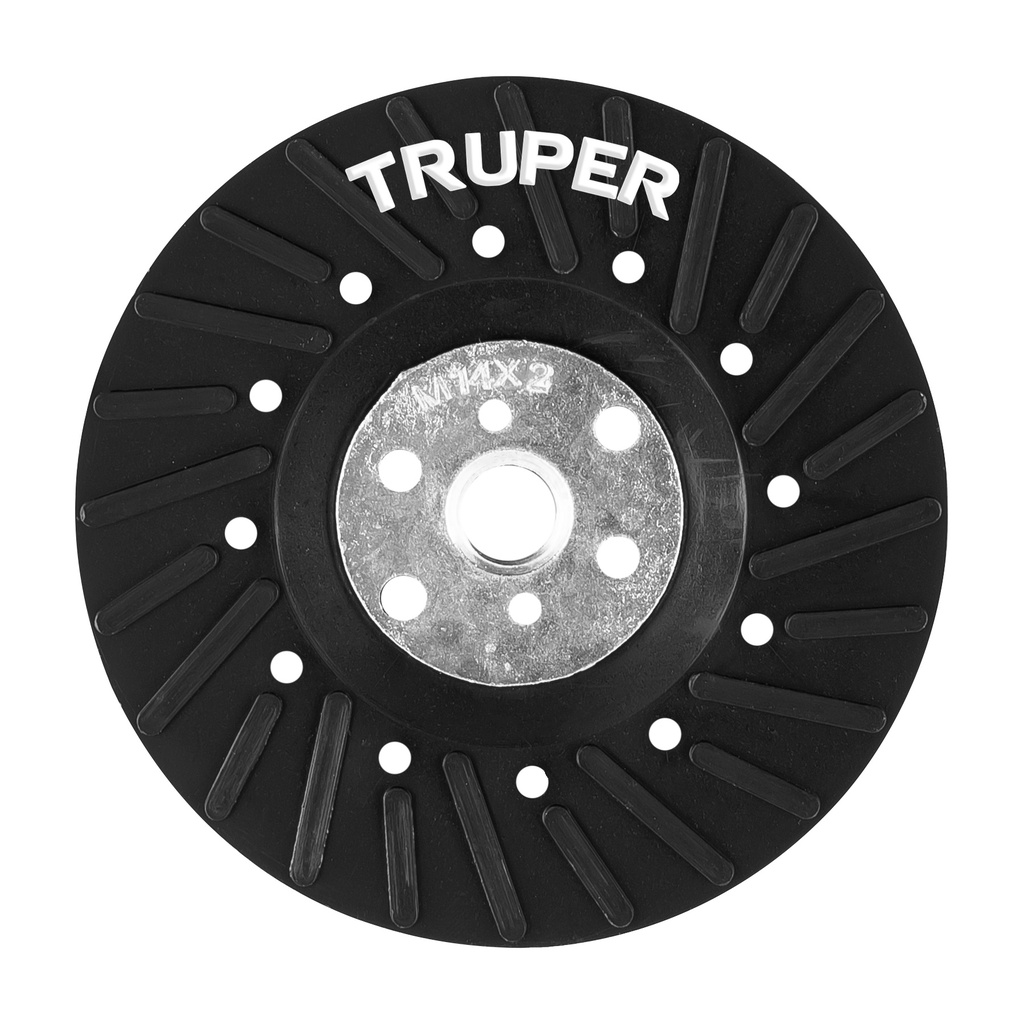 Respaldo para discos de lija 4-1/2', eje M14, Truper - Pag 197
