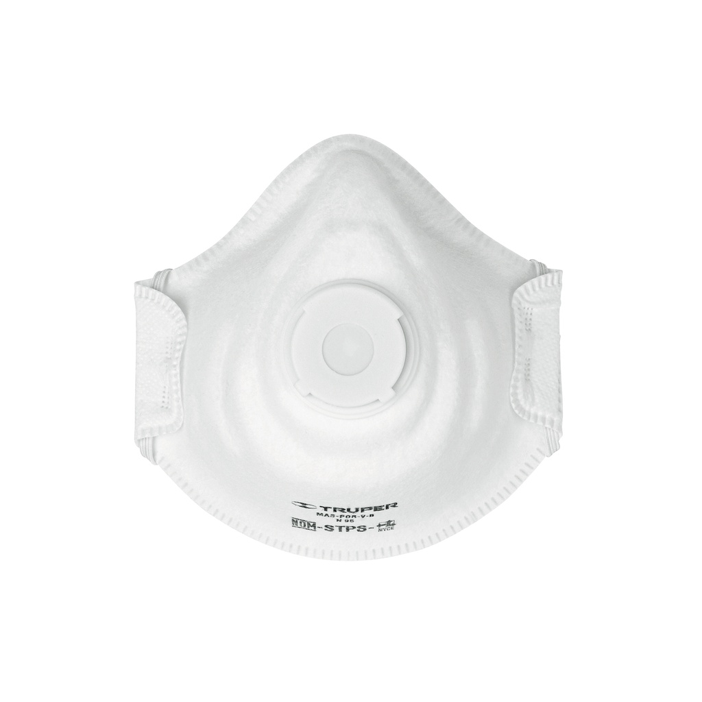 Respirador N95 con válvula para polvos y partículas, Truper - Pag 342