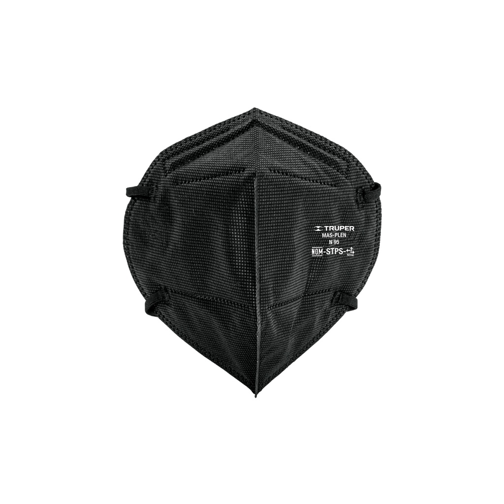 [T102327] Respirador plegable N95 negro para polvos y partículas