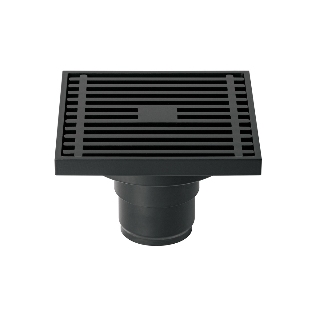 Resumidero cuadrado 4'x 4', latón, negro, Foset Riviera - Pag 507