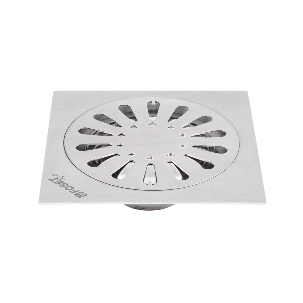 Resumidero cuadrado 6'x 6', acero inoxidable, gota, Aqua - Pag 507