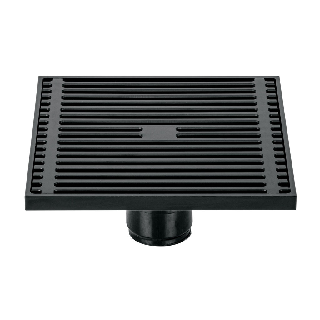 Resumidero cuadrado 6'x 6', latón, negro, Foset Riviera - Pag 507