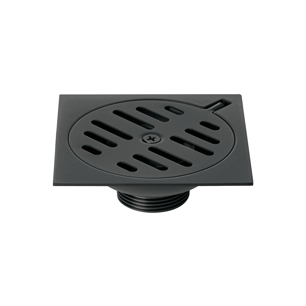 Resumidero cuadrado 6'x6', metálico, negro, Foset Basic - Pag 507