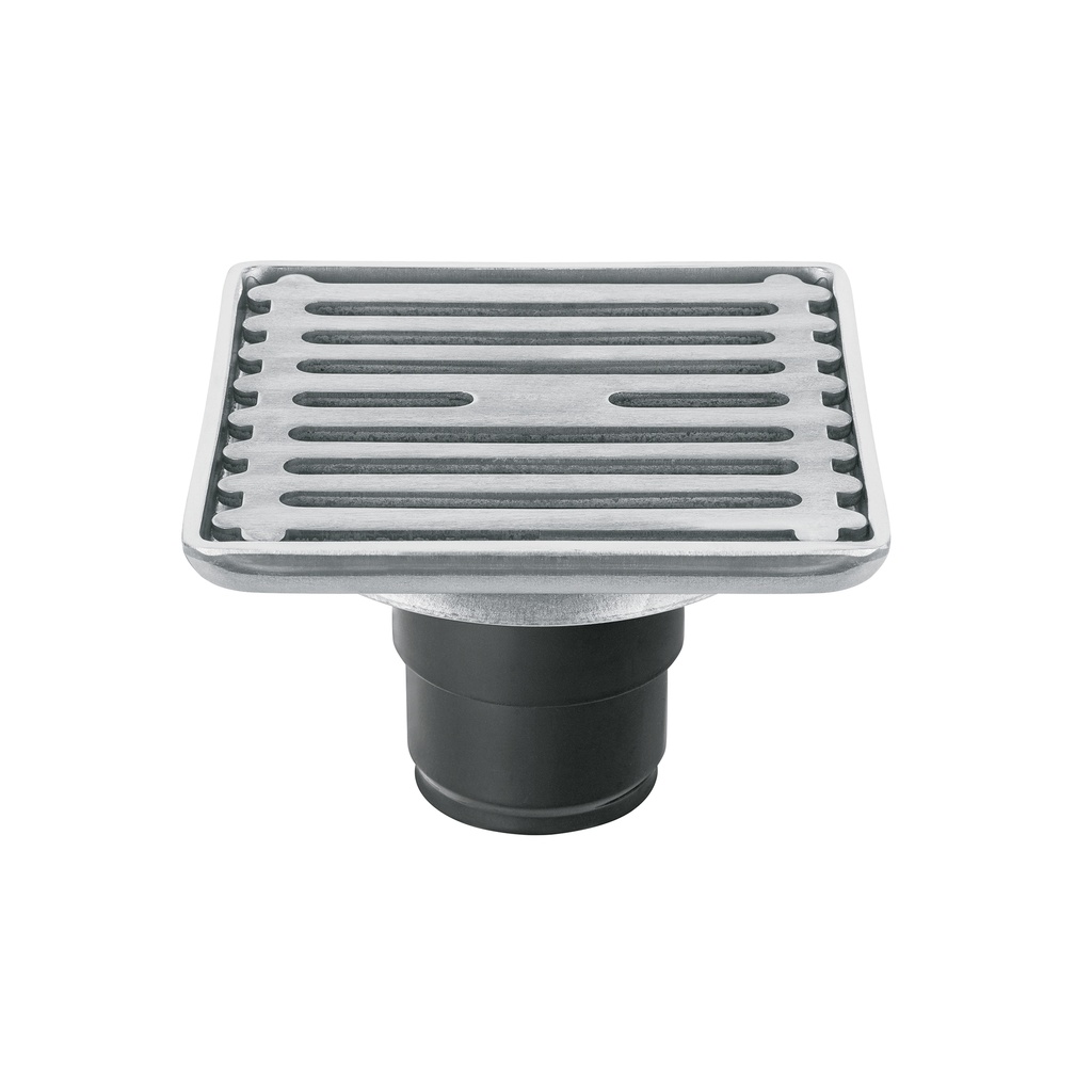 Resumidero cuadrado de acero inoxidable 4' x 4', Foset - Pag 507