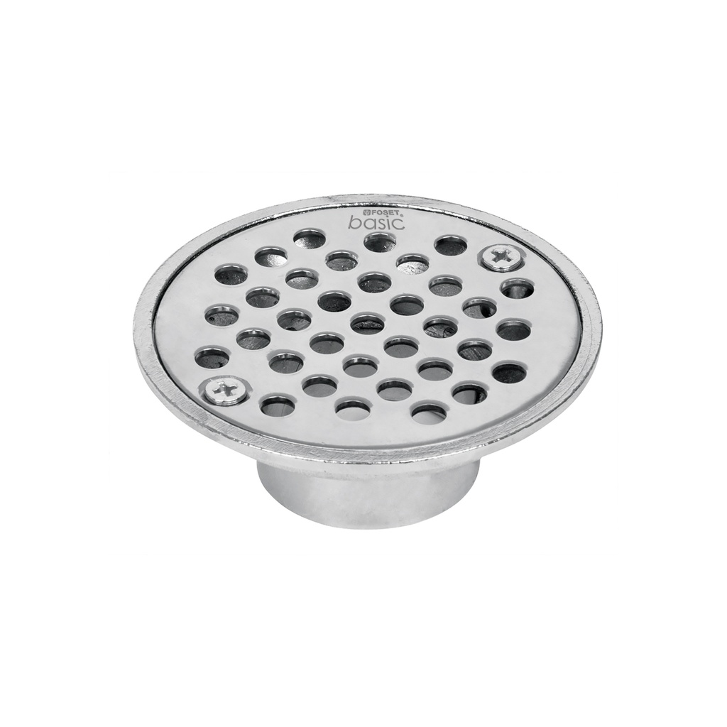 Resumidero de zinc, redondo, modelo 'A', 3-1/2', Basic