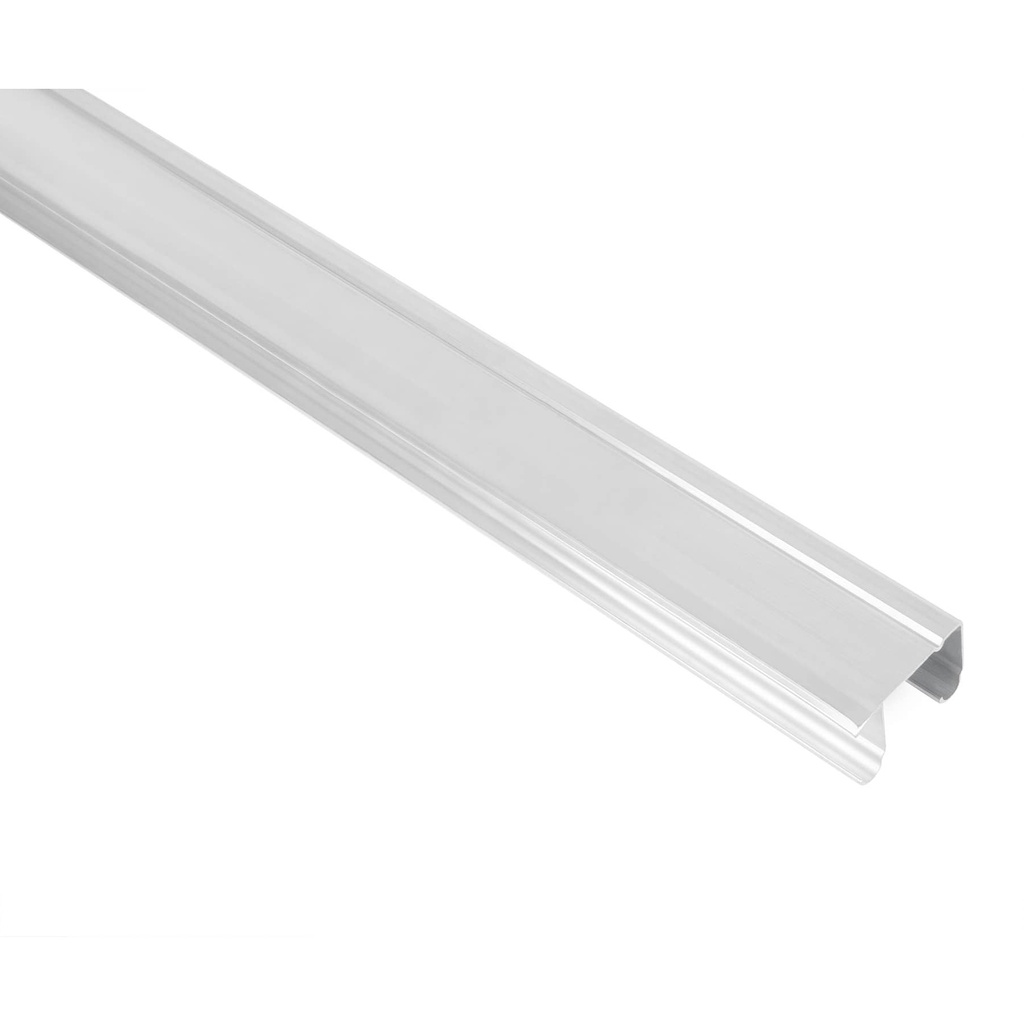 [T48973] Riel superior  'JJ' de aluminio para puerta corrediza 3 m