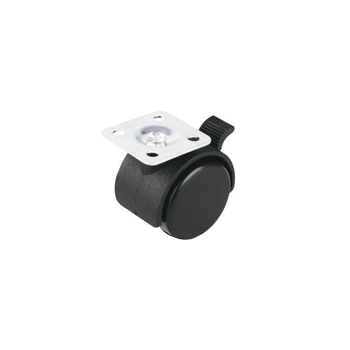 Rodaja Nylon Tipo Yoyo Placa Movil con Freno 2"