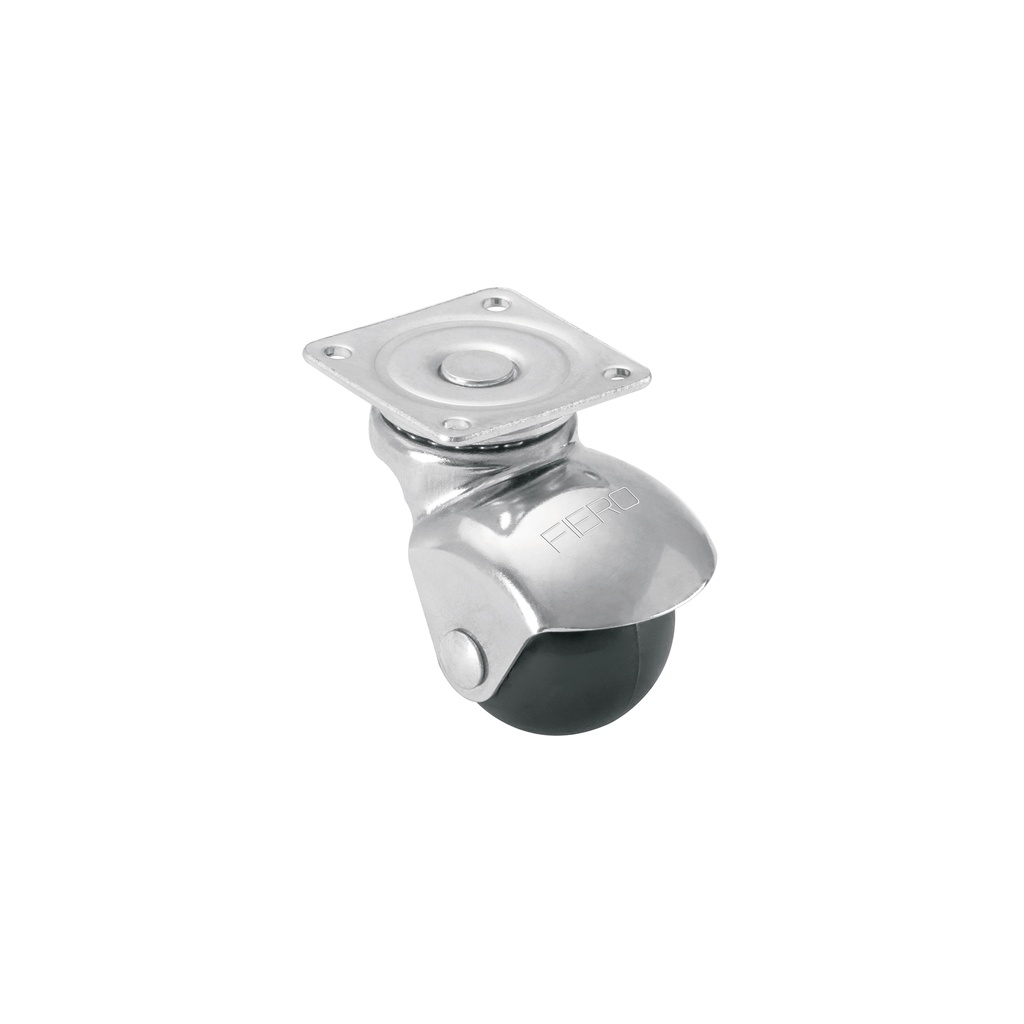 [T44390] Rodaja esférica, 40 mm con placa, Fiero