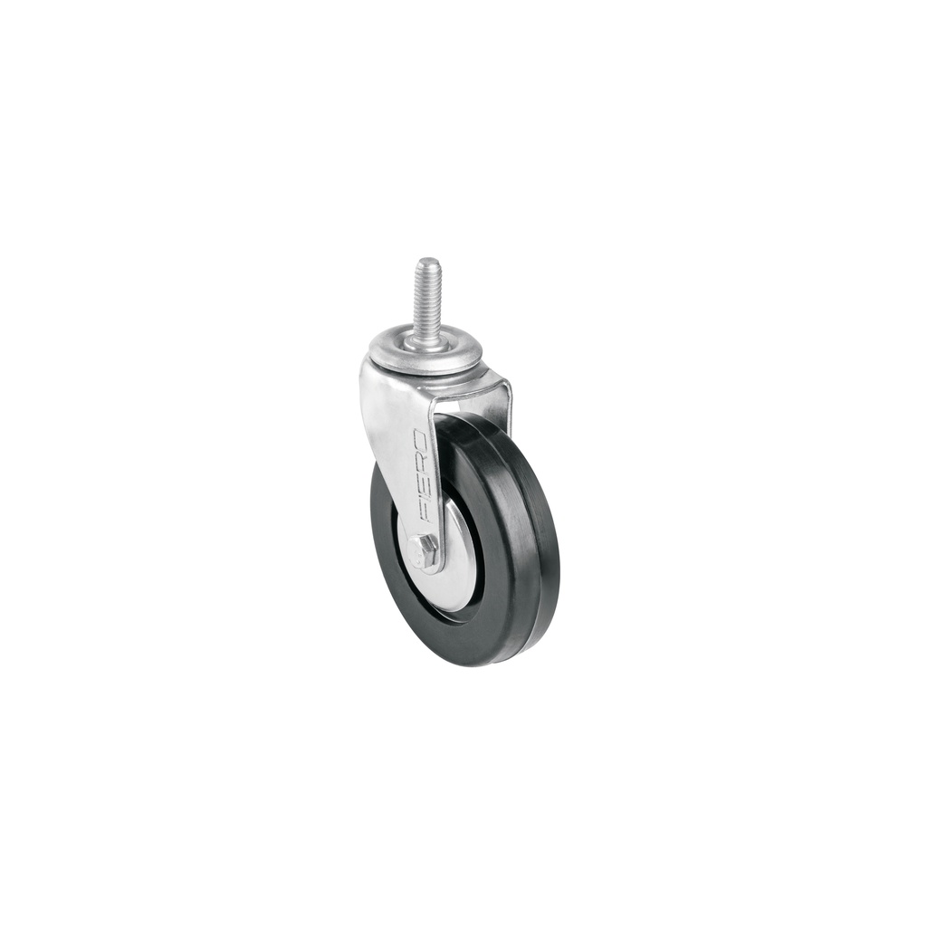 Rodaja hule 4' con espiga roscada, carga 50 kg, Fiero