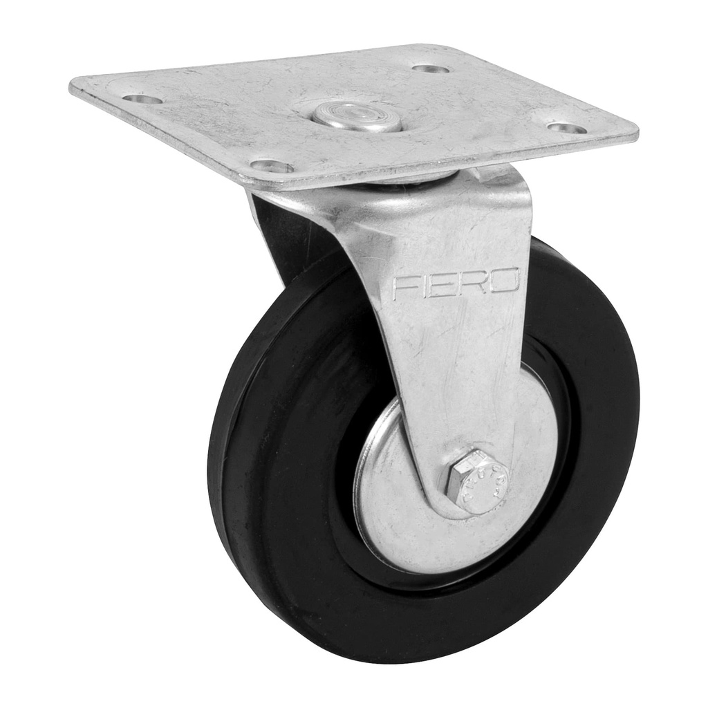 [T48612] Rodaja hule 4', placa giratoria con balero, carga 50 kg - Pag 564