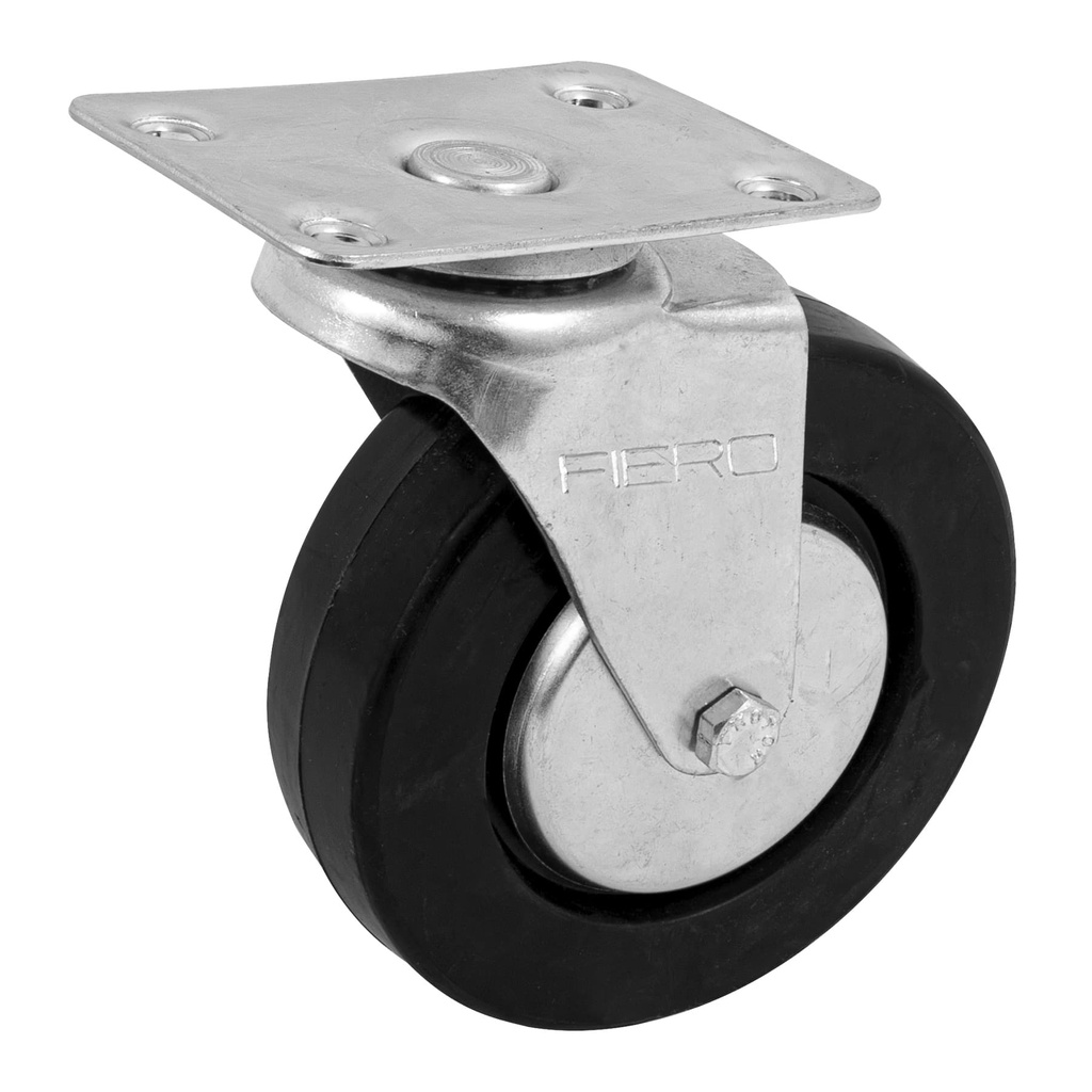 [T48614] Rodaja hule 5', placa giratoria con balero, carga 60 kg