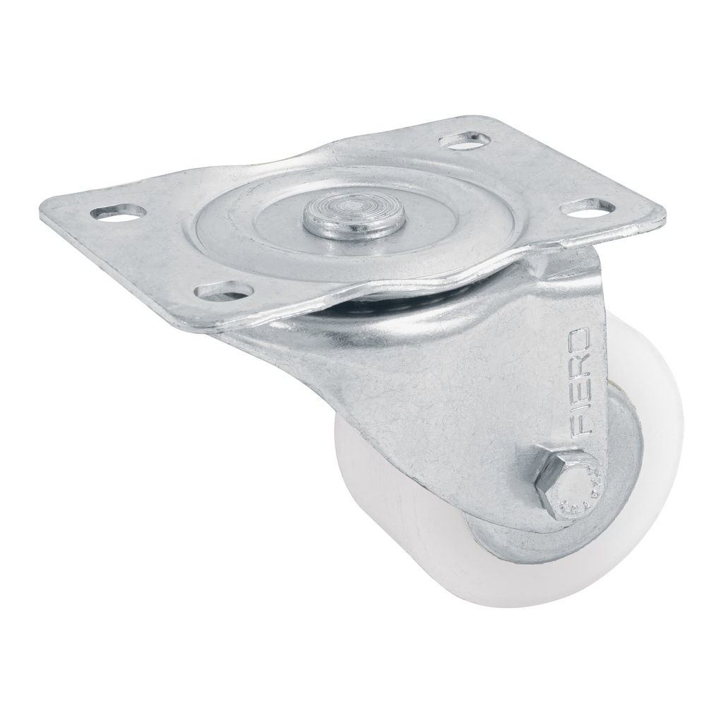 [T48627] Rodaja de polietileno 2-1/2' placa giratoria, con balero