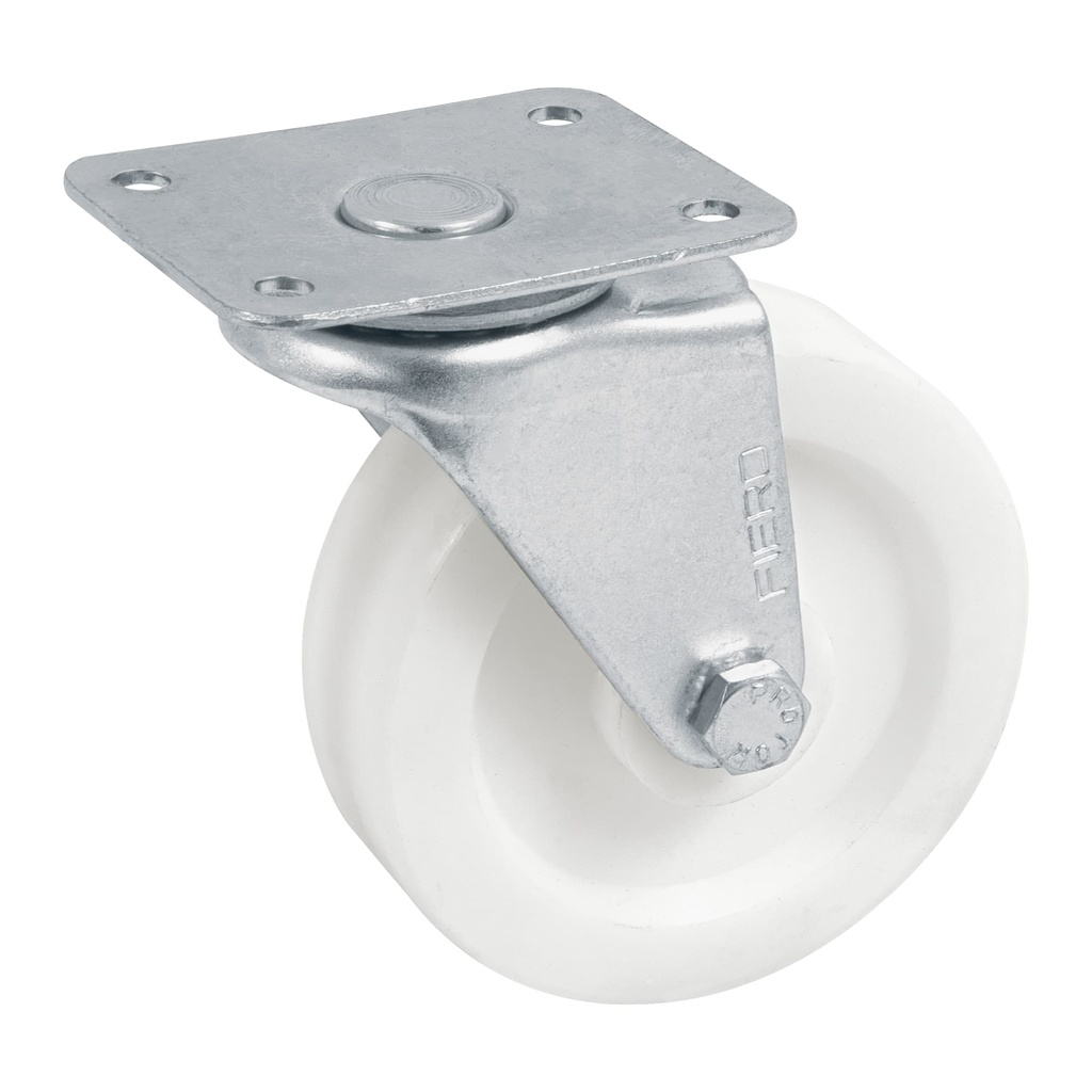 Rodaja de polietileno 3' placa giratoria, con buje, Fiero - Pag 564