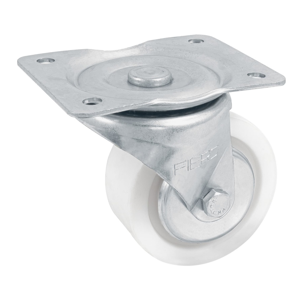 [T48631] Rodaja de polietileno 4' placa giratoria, con balero, Fiero