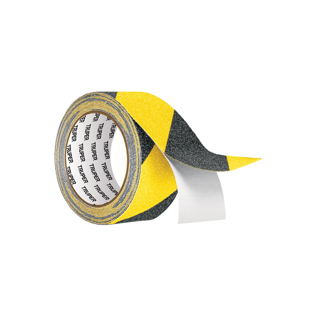 [T101448] Rollo 5 m de cinta antiderrapante ama/negra 50mm c/abrasivo