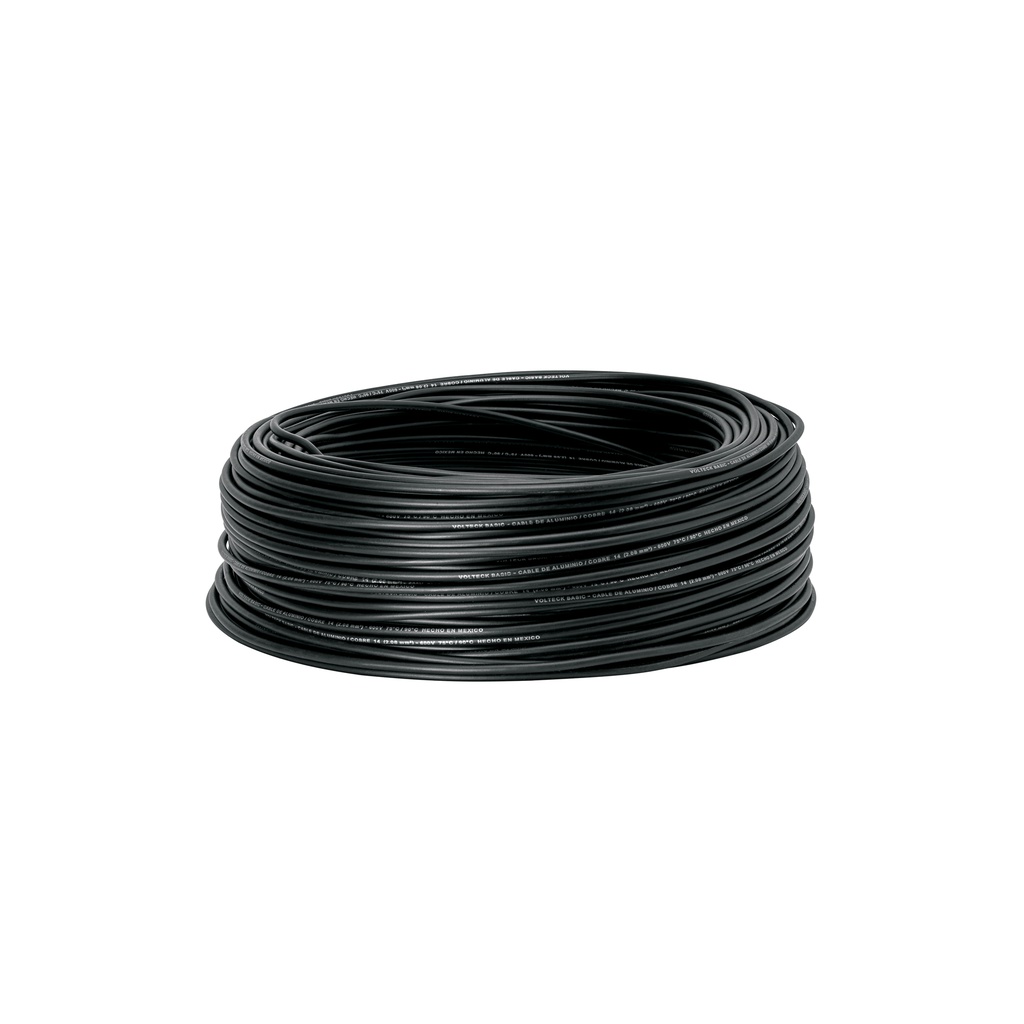 Rollo de 100 metros de cable THW CCA 14 AWG negro, Basic - Pag 412