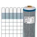 Rollo de 30 m x 0.75 m de malla mosquitera plástica gris
