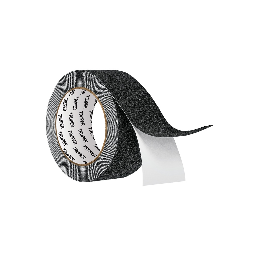 [T12532] Rollo de 5 m de cinta antiderrapante negra 50mm con abrasivo