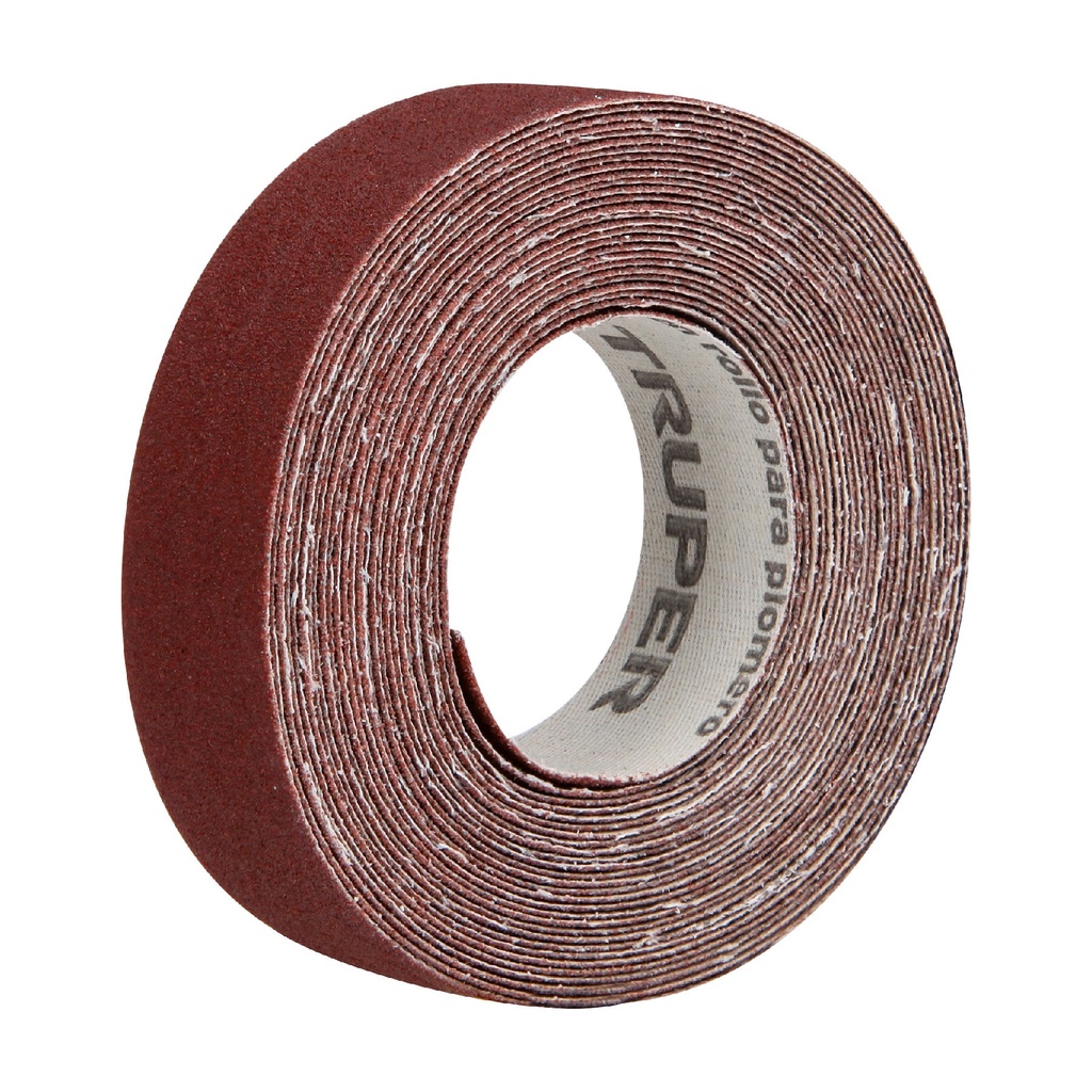 [T100660] Rollo de 5 m de lija para plomero grano 120 ancho 1', Truper