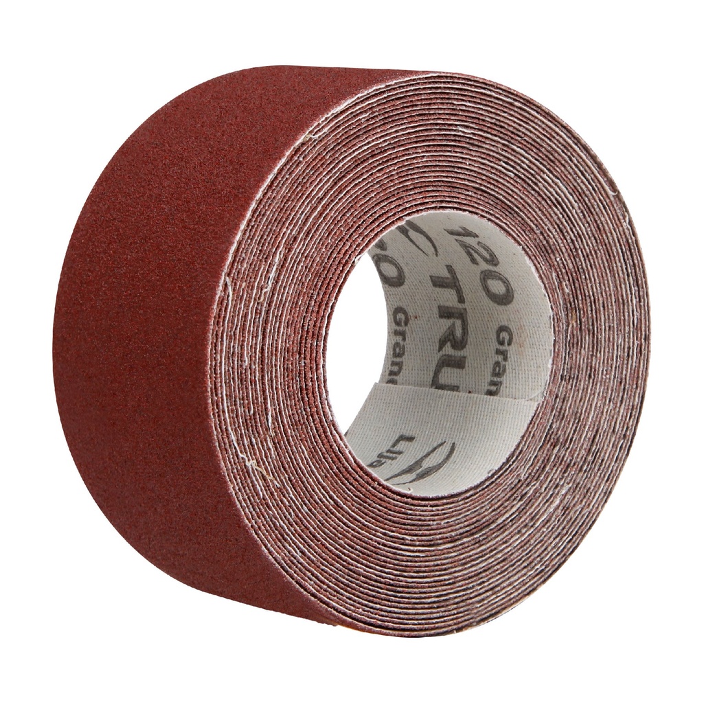[T100661] Rollo de 5 m de lija para plomero grano 120 ancho 1-1/2'