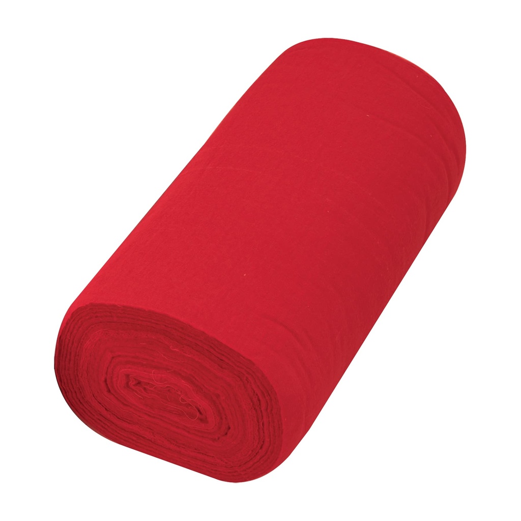 [T57002] Rollo de 50 m de franela roja de algodón, Klintek